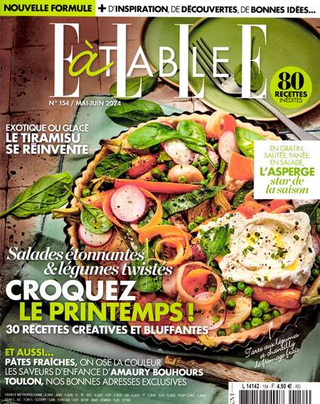 Abonement ELLE A TABLE - Revue - journal - ELLE A TABLE magazine